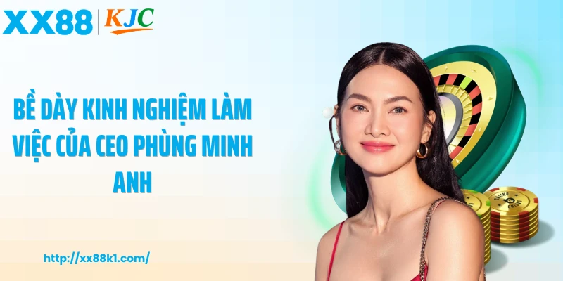 Bề dày kinh nghiệm làm việc của CEO Phùng Minh Anh